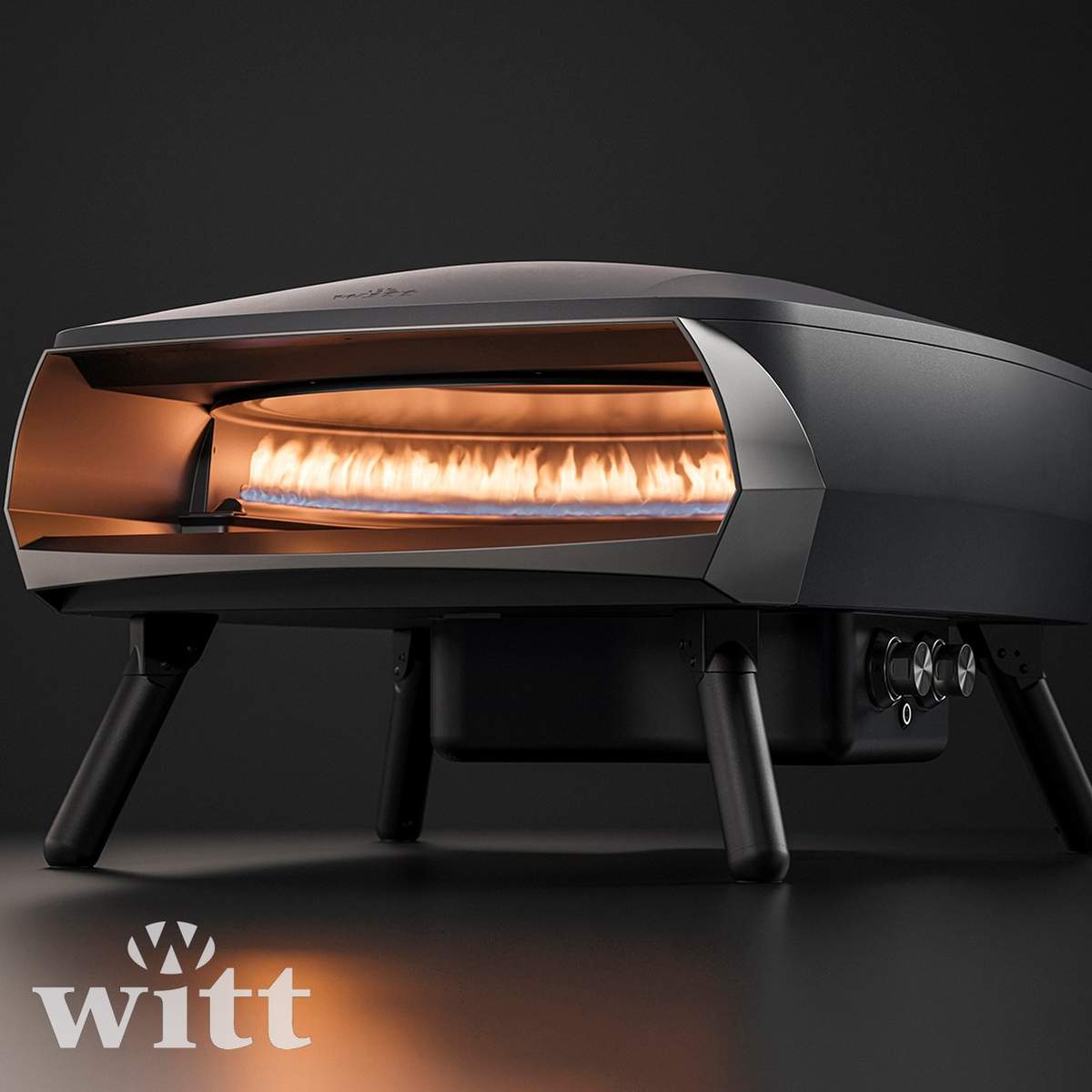 Kit forno pizza Etna Rotante 2.0 Witt + pala in alluminio 35 cm - immagine 6